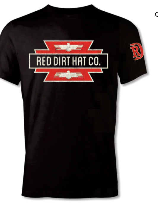 Red Dirt Hat Co Tater Black SS T-Shirt