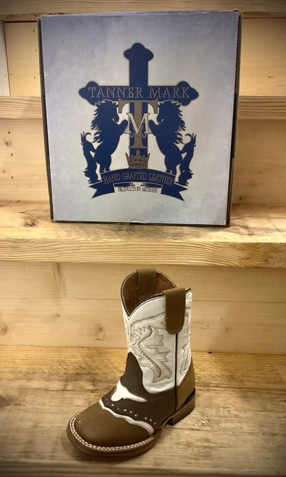 Tanner Mark Kids Boot CR.BROWN - HORNS BONE