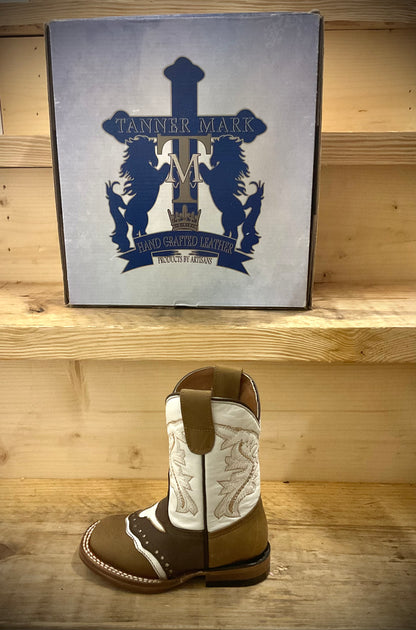 Tanner Mark Kids Boot CR.BROWN - HORNS BONE