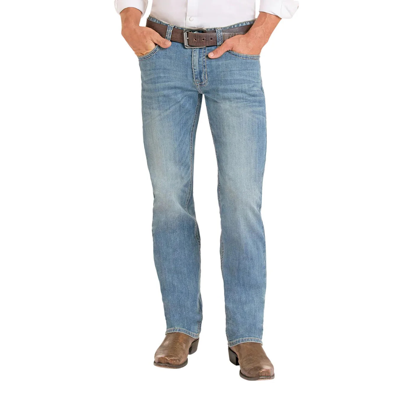 Rock & Roll Denim Men’s Revolver Rope Slim Straight Jeans BM1RD09124
