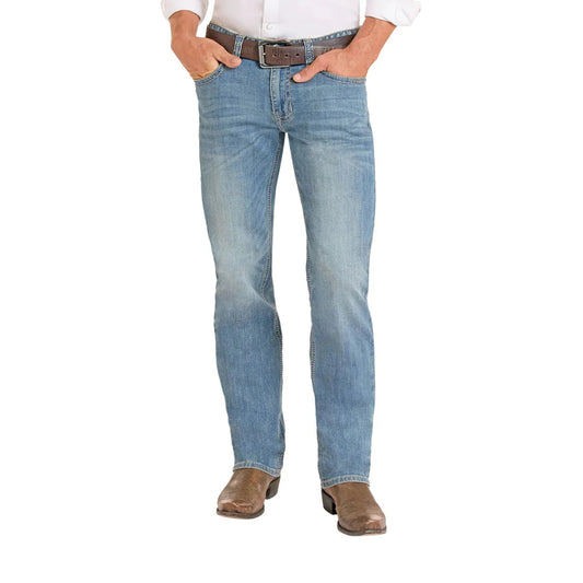Rock & Roll Denim Men’s Revolver Rope Slim Straight Jeans BM1RD09124