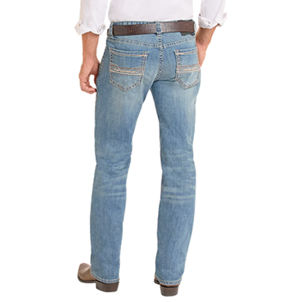 Rock & Roll Denim Men’s Revolver Rope Slim Straight Jeans BM1RD09124