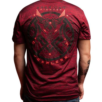 American Fighter Mens Coalwood J Red T-Shirt FM15325