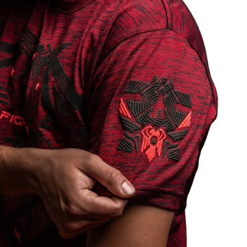 American Fighter Mens Coalwood J Red T-Shirt FM15325