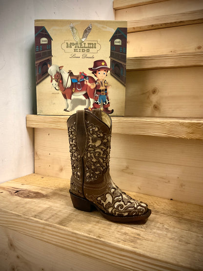 McALLEN Girl Boots Corral Cappuccino