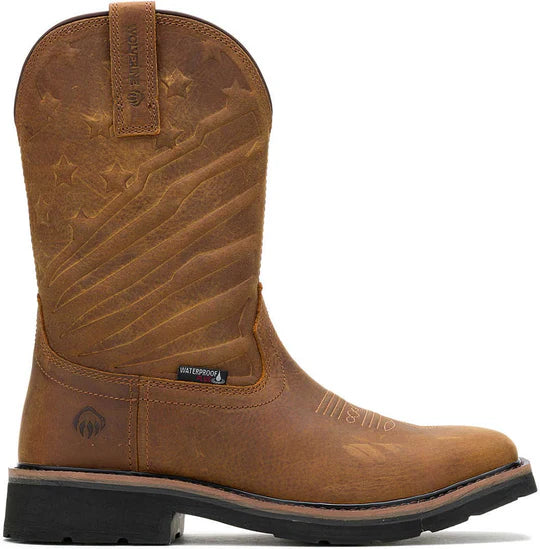 Wolverine Men's Rancher Flag Soft T Waterproof Work Boot W240056