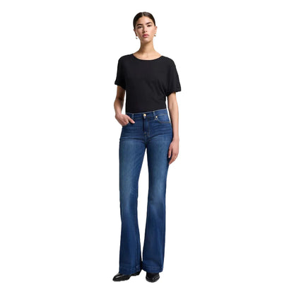 7 For All Mankind Women’s  Mid Rise Dojo Trouser Flare Jeans 7U451912-MR1