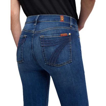 7 For All Mankind Women’s  Mid Rise Dojo Trouser Flare Jeans 7U451912-MR1