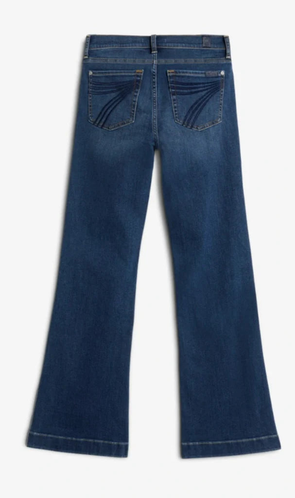 7 For All Mankind Women’s Dojo Tailorless Trousers Flare Jeans 7U452912-MR1