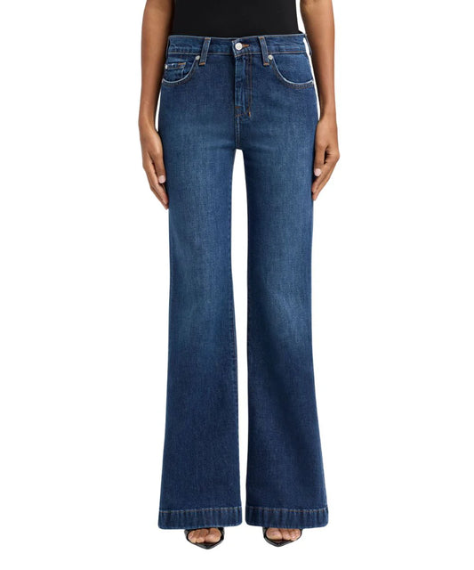 7 For All Mankind Women's Indiglow Dojo Flare Jean 7U310B86-3NH