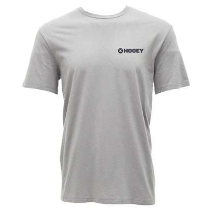 Hooey El Dorado Grey W/Red & Orange Logo T-Shirt HT2673GY