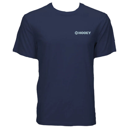 Hooey Men’s Ollie Navy Blue W/ Snapper Fish Detailing T-Shirt HT2674NV