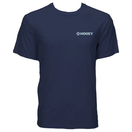 Hooey Men’s Ollie Navy Blue W/ Snapper Fish Detailing T-Shirt HT2674NV