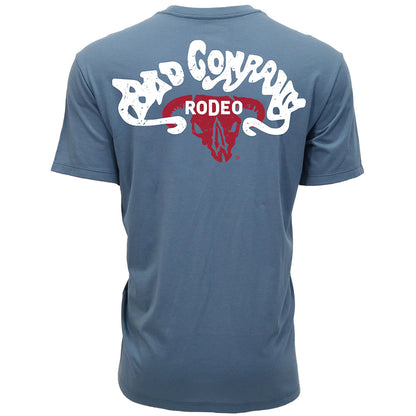 Hooey Men’s Bad Company  Denim W/White & Red Logo T-Shirt HT1832DE