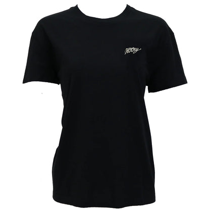 Hooey Ladies Concho Logo Graphic Black Short Sleeve T-Shirt HT1900BK