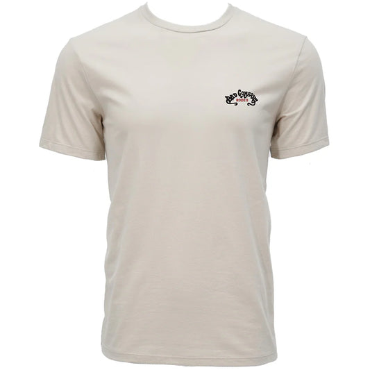 Hooey Men’s Bad Company Cream W/Red & Cream Logo T-Shirt HT1831CR