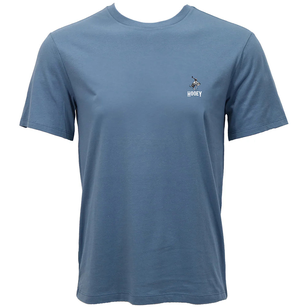 Hooey Men’s Cheyenne Dark Denim Blue T-Shirt HT2607DKDE