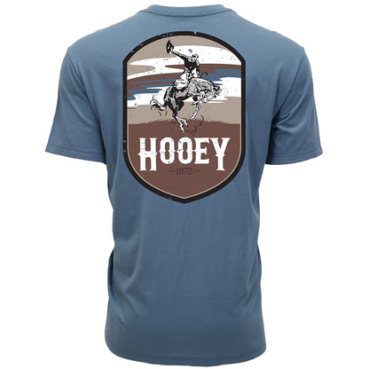 Hooey Men’s Cheyenne Dark Denim Blue T-Shirt HT2607DKDE
