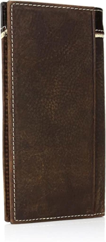 Ariat Mens Leather Checkbook Wallet - A3531444
