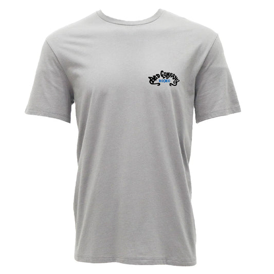 Hooey Men’s Bad Company Grey W/ Bad To The Bone Logo T-Shirt BCT2605GY