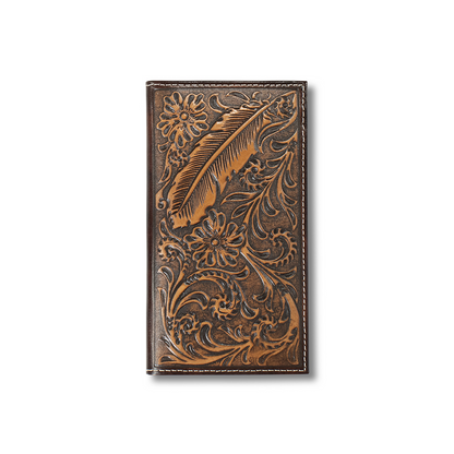 Ariat Rodeo Feather Embossed Accessories Wallet - A3557502