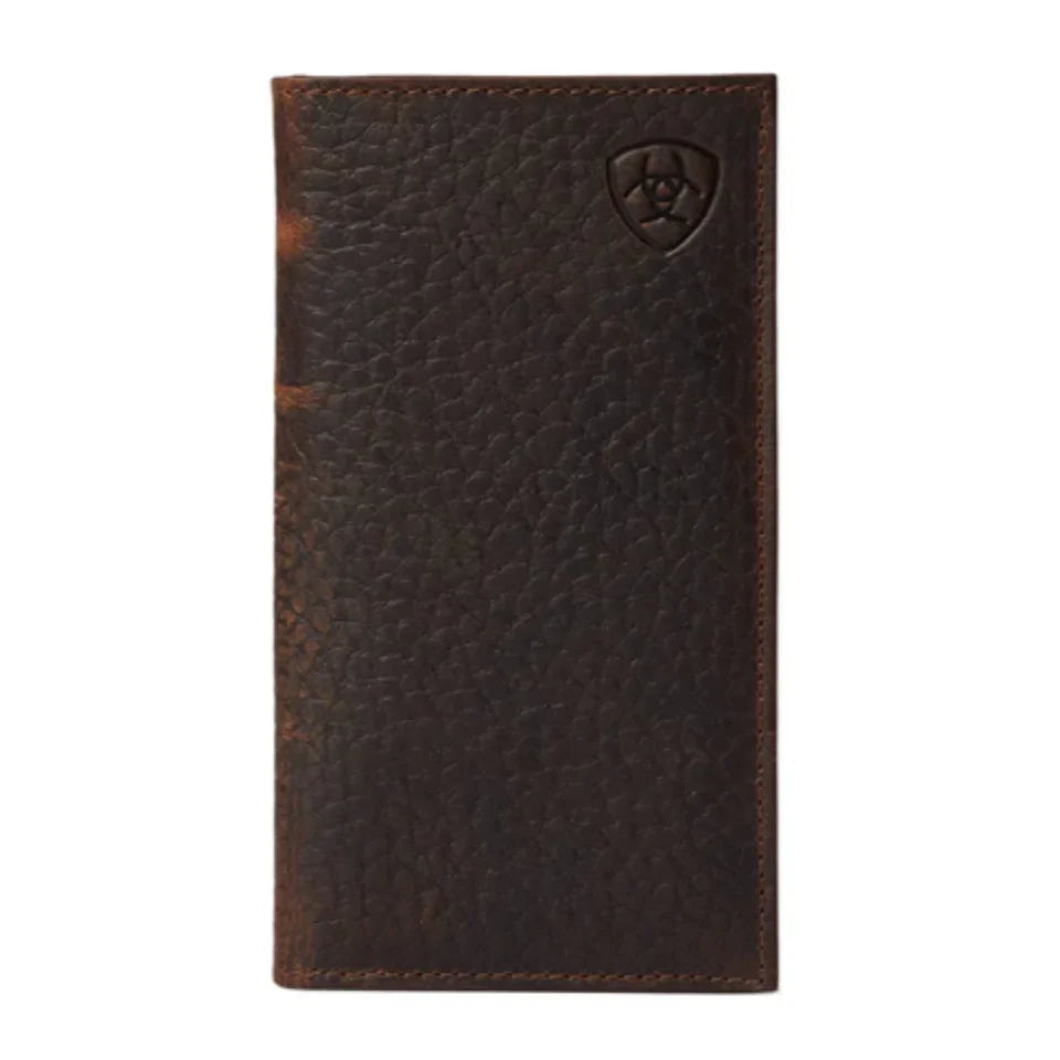 Ariat Men’s Rodeo Wallet Shield Logo Brown A3547402