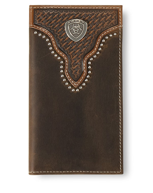 Ariat Basket Weave Sunburst Brown Wallet A3553402