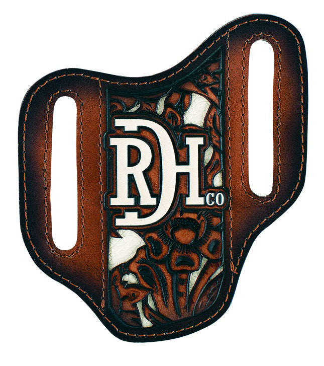 Red Dirt Hat Co Men’s Pancake Knife Sheath Tooled with Bone Inlay 24170882K1
