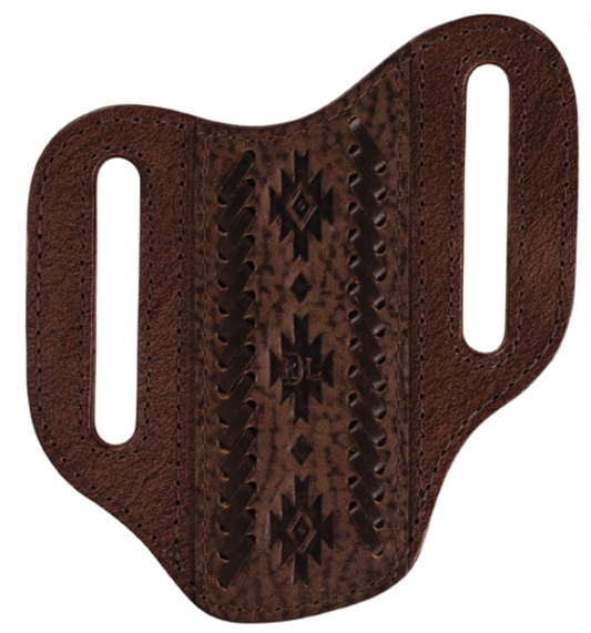 Red Dirt Hat Co pancake Knife Sheath embossed W/Whip Stitch 2510138822