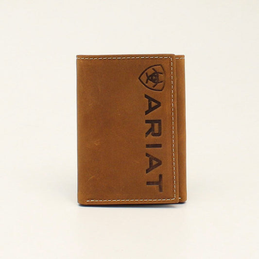 Ariat Men's Vertical Logo Trifold Wallet A3545344
