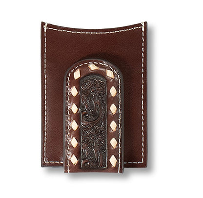 Ariat Money Clip Floral Embroidered Wallet A3558302