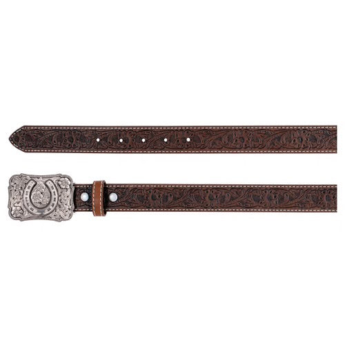 Catchfly Women's With Floral Tooled Pattern Belt 2520880242