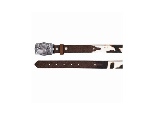 Catchfly Girl's Cow Print With Rhinestones Belt 2521000255