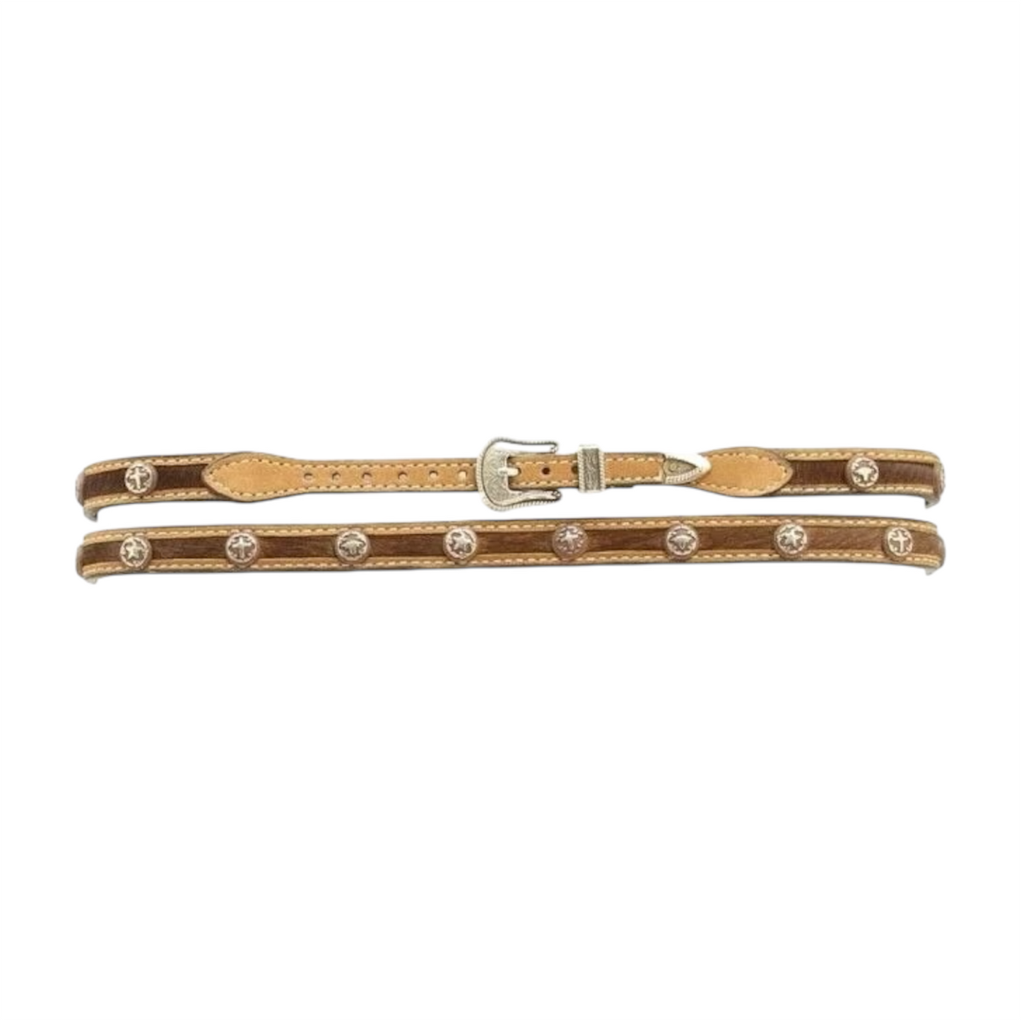 Twister Genuine Leather Calf Hair Hatband 0265044