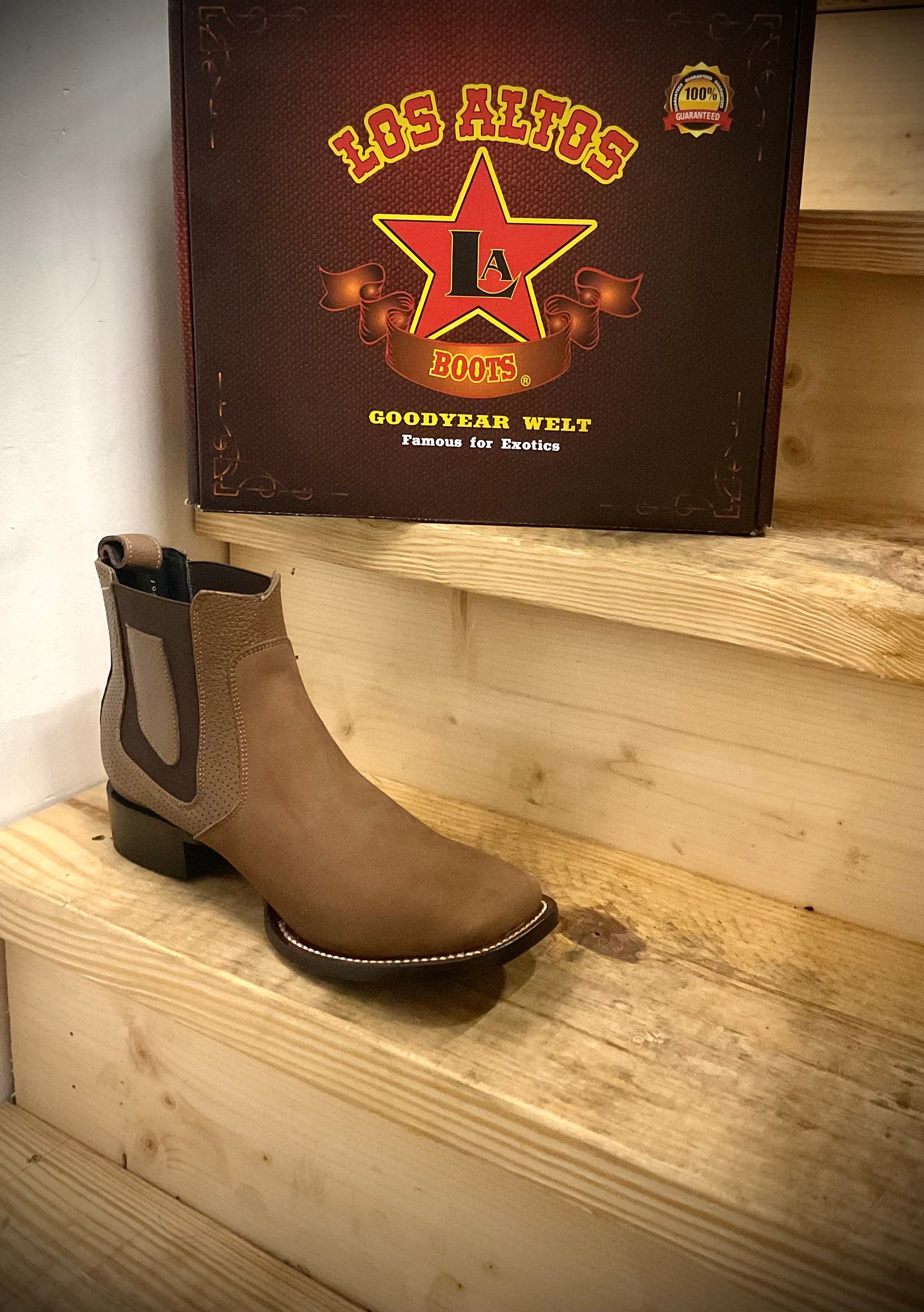 Los Altos Men’s Taupe Botin Boots