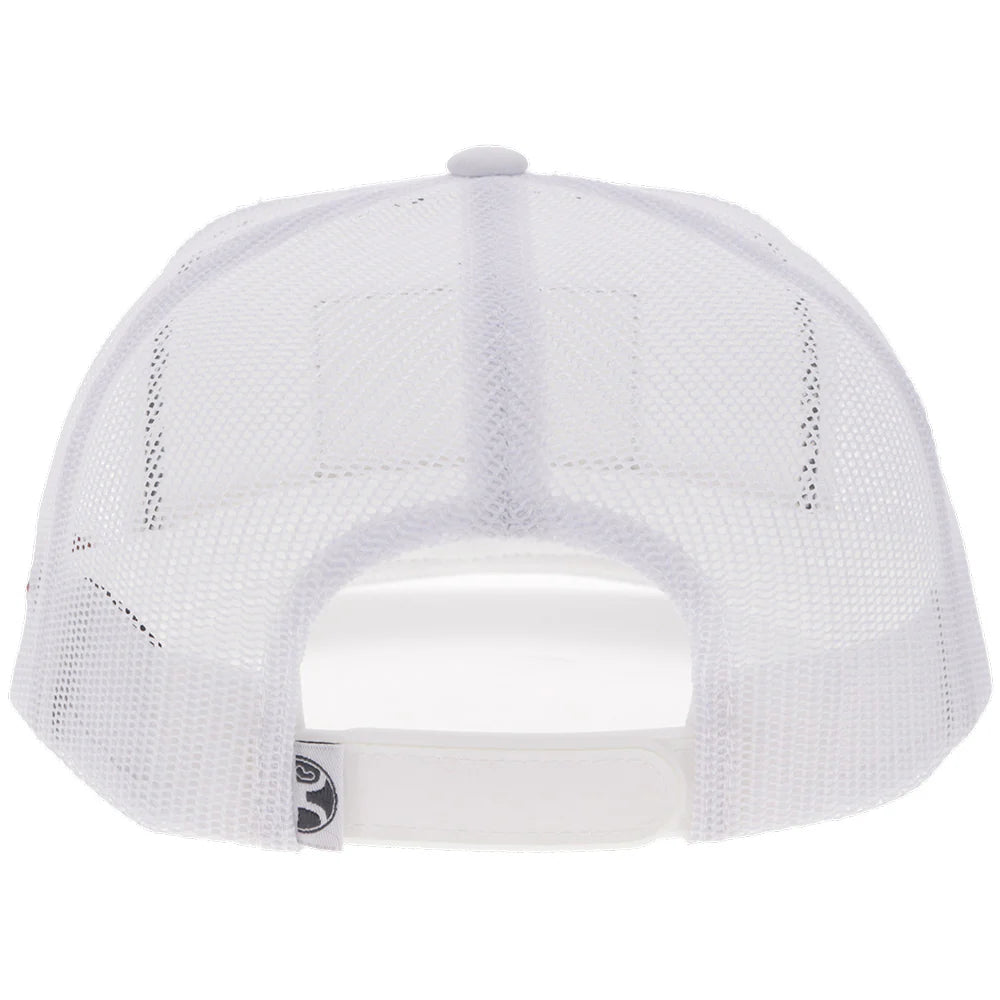 Hooey Men’s Liberty Roper White W/ Flag Patch Cap 2610T-WH
