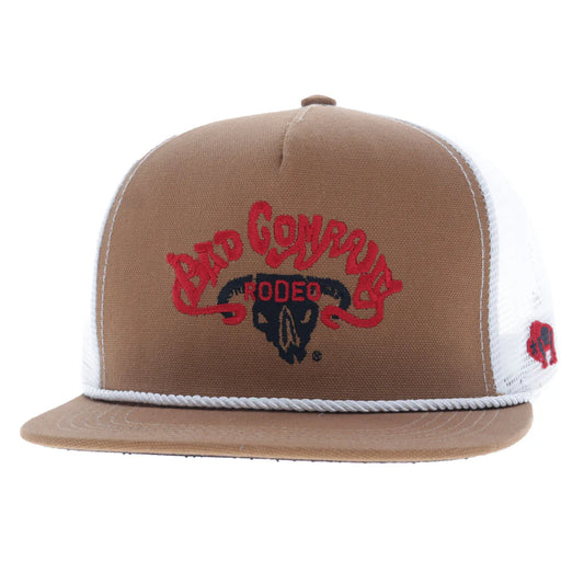 Hooey Men’s Bad Company Tan & White W/Black & Red Logo BC004T-TNWH