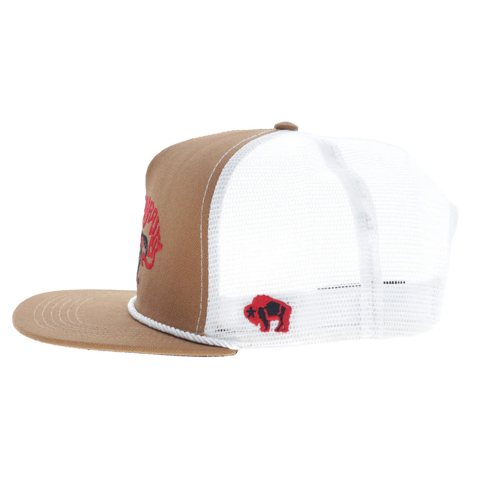 Hooey Men’s Bad Company Tan & White W/Black & Red Logo BC004T-TNWH