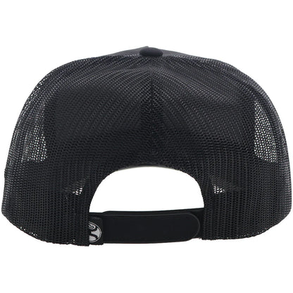 Hooey Men’s Bad Company Black W/Red & White Logo Cap BC006T-BK