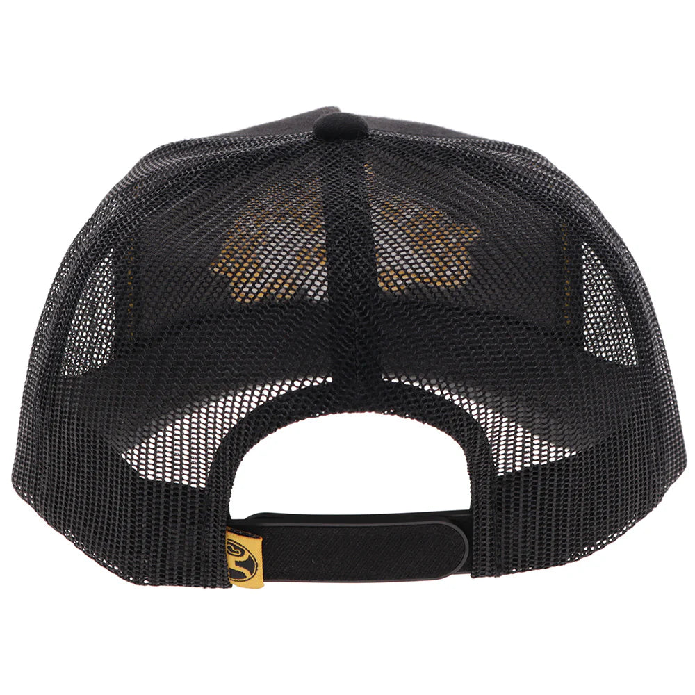 Hooey Men’s  Bad Company Black W/Yellow & White Logo Cap BC005T-BK