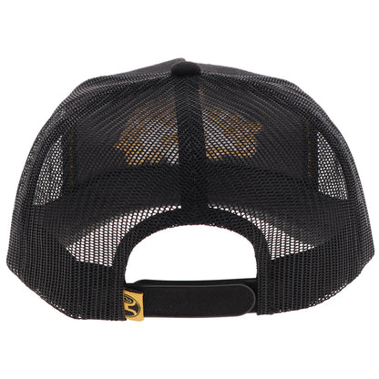 Hooey Men’s  Bad Company Black W/Yellow & White Logo Cap BC005T-BK