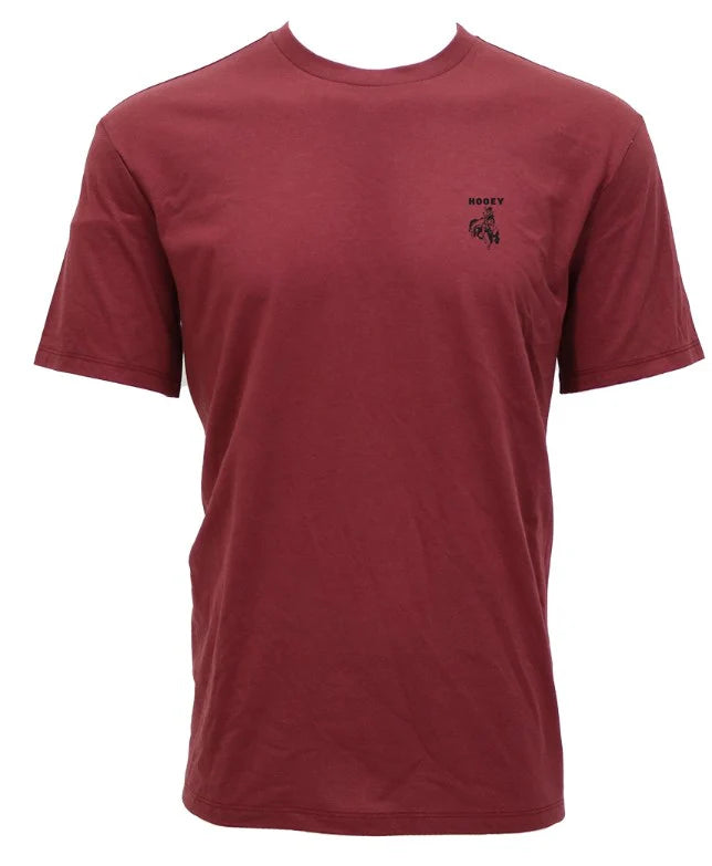 Hooey Lucky Rider Youth Burgundy Short Sleeve T-Shirt HT1886BU-Y