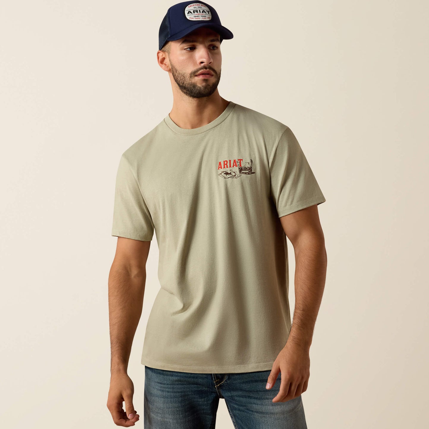 Ariat Men’s Whiskey Uno Classic Fit T-Shirt 10073484