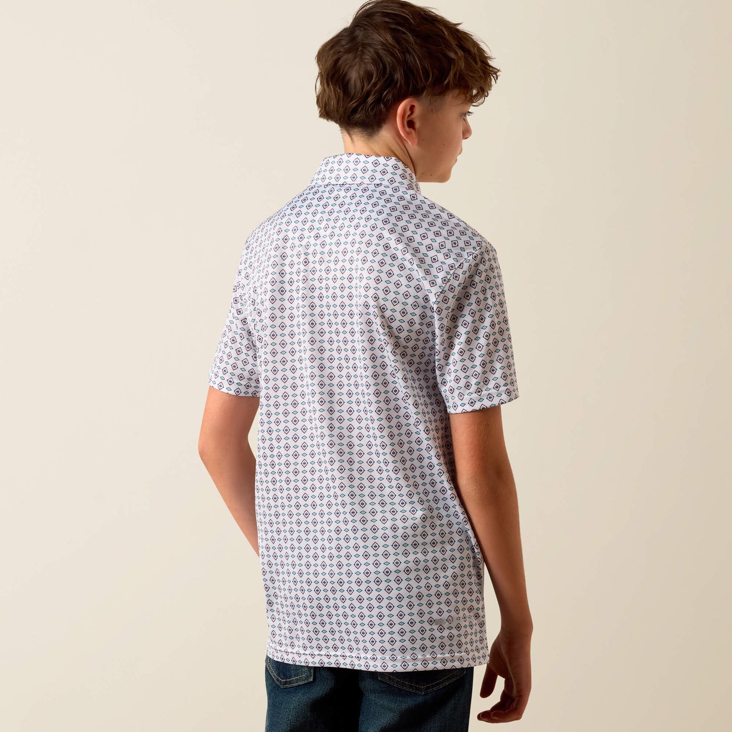 Ariat Boys All Over Print Polo 10073489