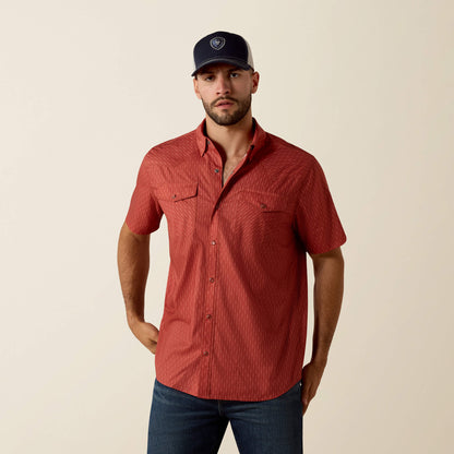 Ariat Men’s Printed VentTEK Western Fitted Snap Shirt 10073421