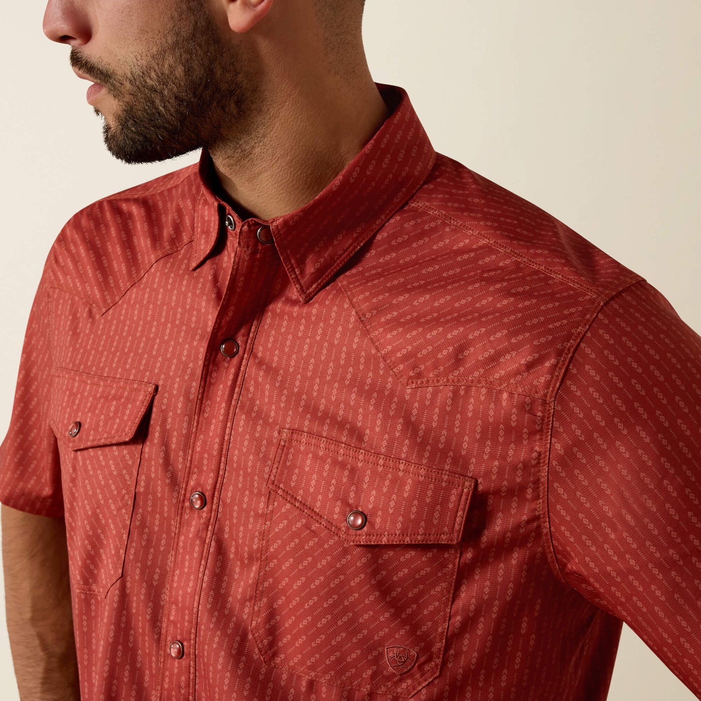 Ariat Men’s Printed VentTEK Western Fitted Snap Shirt 10073421