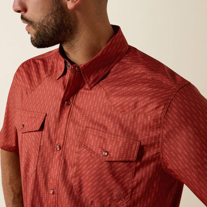 Ariat Men’s Printed VentTEK Western Fitted Snap Shirt 10073421