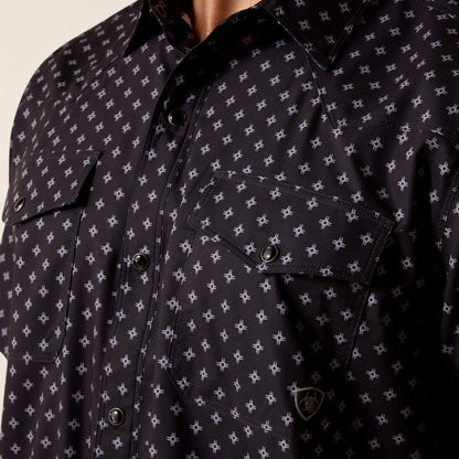 Ariat Mens Printed VentTEK Western Fitted Snap Shirt 10073422