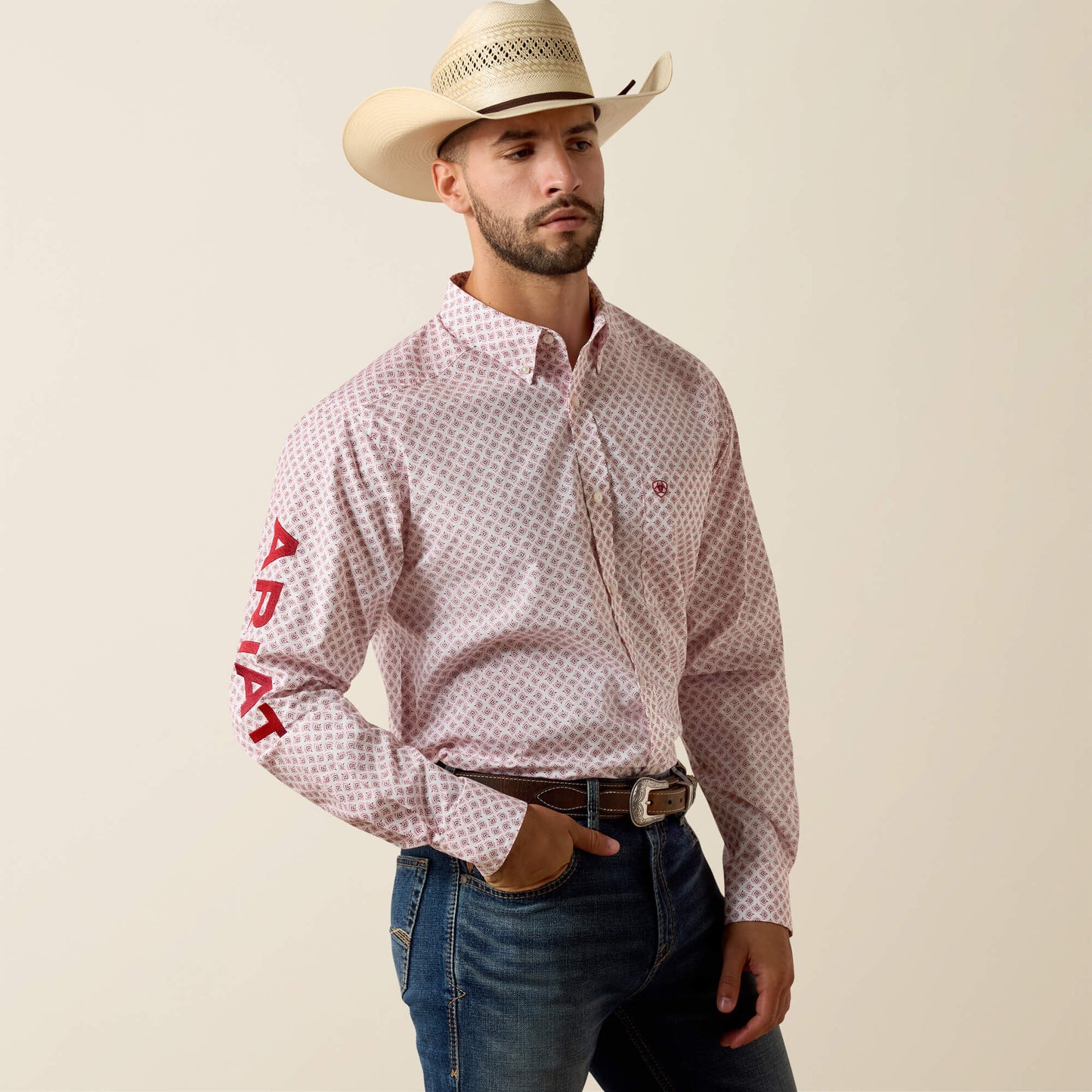 Ariat Men’s LS Team Donovan Fitted Shirt 10073631