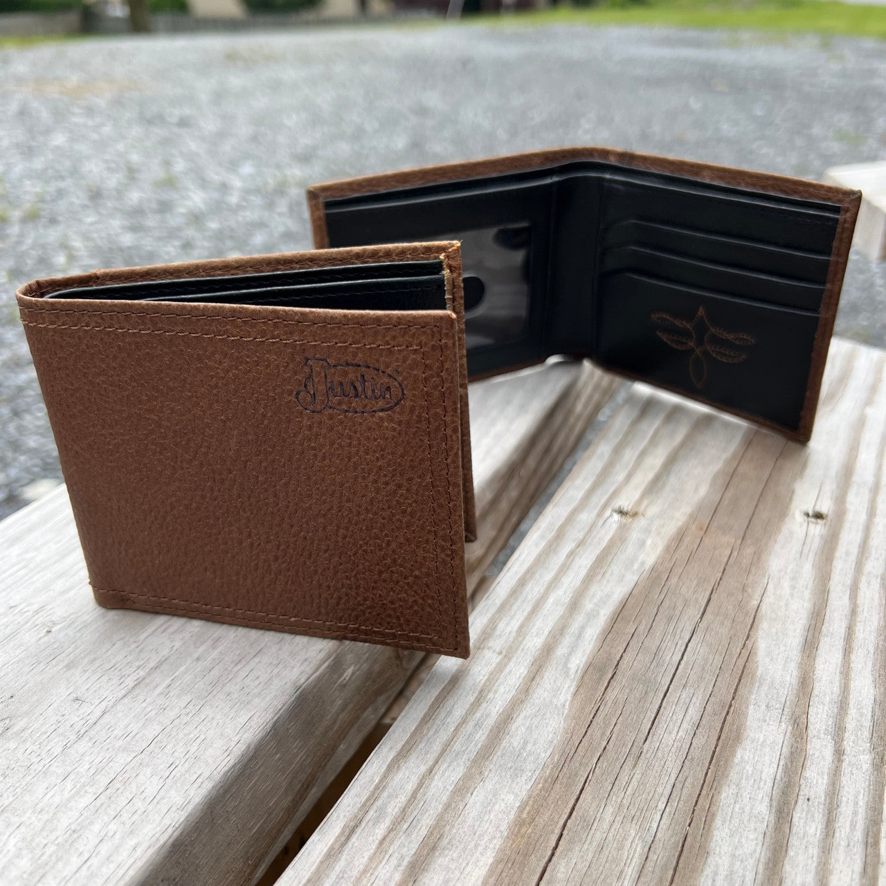 Justin Brown Meshtro Leather Bifold Wallet 2610491385
